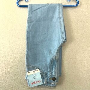Cat & Jack straight leg stretch girls‎ size 7 slim mid rise adjustable waist